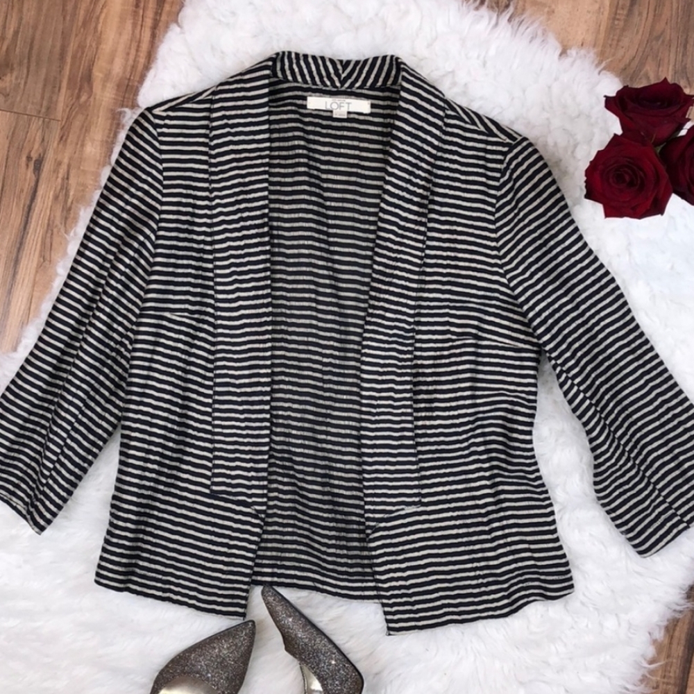 Loft open front blazer